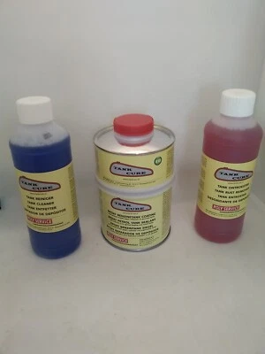 Tank Cure Petrol Tank M/CycleRepair Kit. 450grm Sealant, Rust Remover & Cleaner - Image 1 of 2