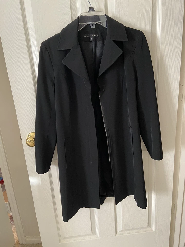 Abrigo Chaqueta Mujer de Jenne Maag Negro Talla Pequeña Foto 4 de 4