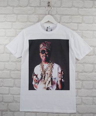 Actual Fact Slick Rick Crown Jewels Hip Hop Rap White Crew Neck