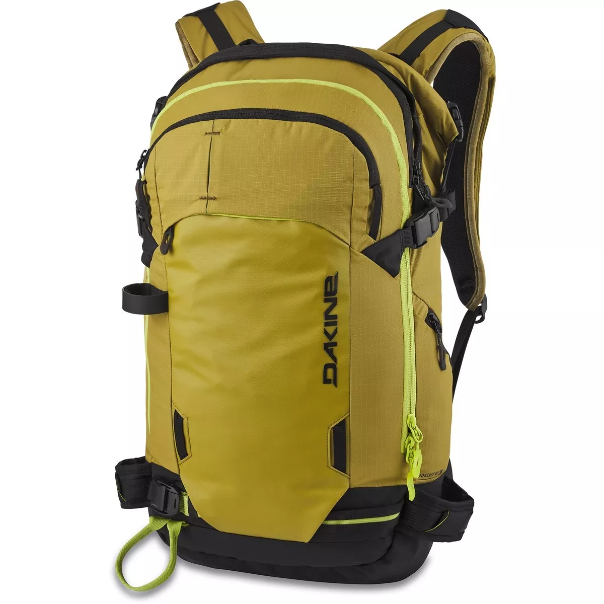 Dakine Poacher RAS 26L Snow Backpack Green Moss Removable Airbag
