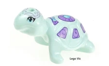 Lego 11603pb03 Turtle Light Aqua Elves Turtle 41191 MOC new A7