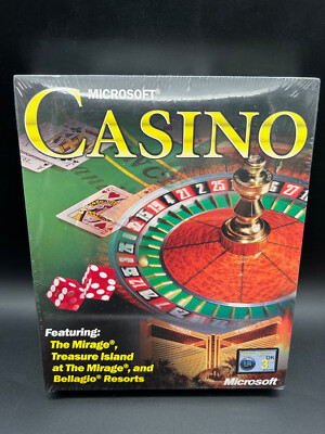 Microsoft Casino - English - PC CD-ROM BIG BOX - TOP Zustand / Neu / NEW/ Sealed