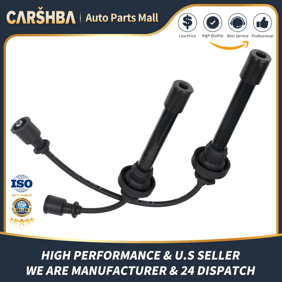 Spark plug wire For Mitsubishi Eclipse Lancer Galant Mirage 2.0L 2.4L MD338623 Foto 2 de 4