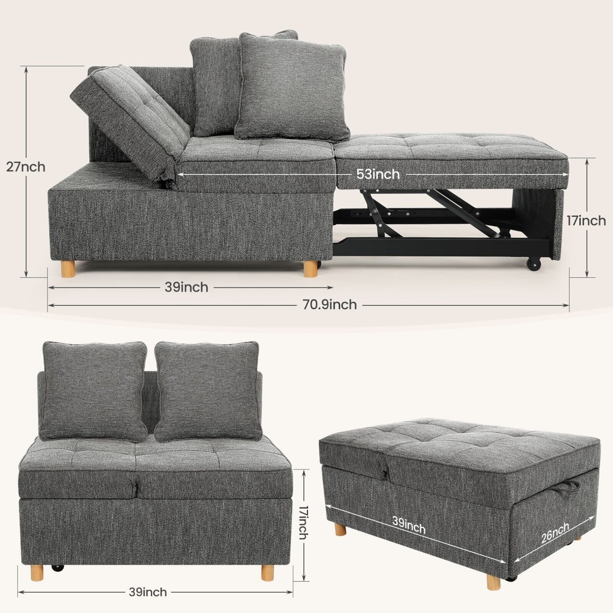 オットマン・スツール Truck furniture NAP SOFA ottoman Truck Furniture NAP SOFA OTTOMAN オットマン
