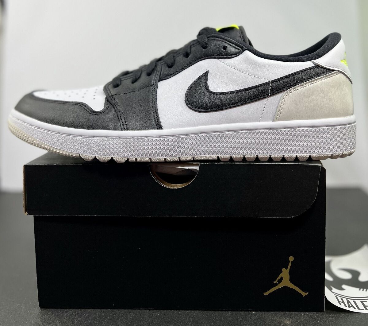 Nike Air Jordan 1 Retro Low Golf Phantom Volt | Men Sizes 5 - 15