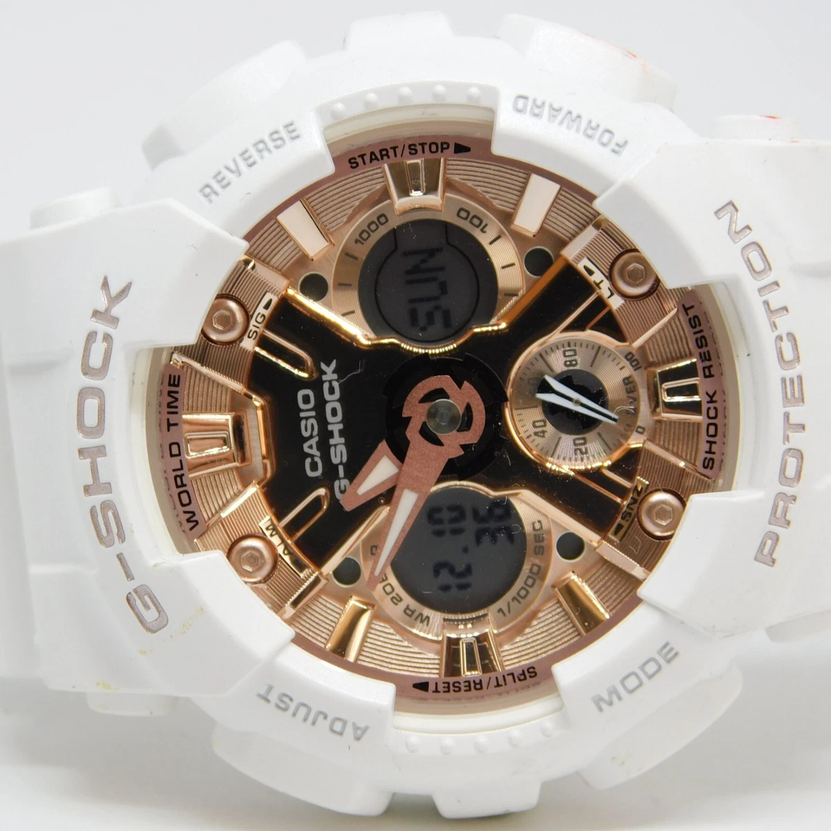 CASIO G Shock 5518 GMA S120MF World Time Analog Digital Men s