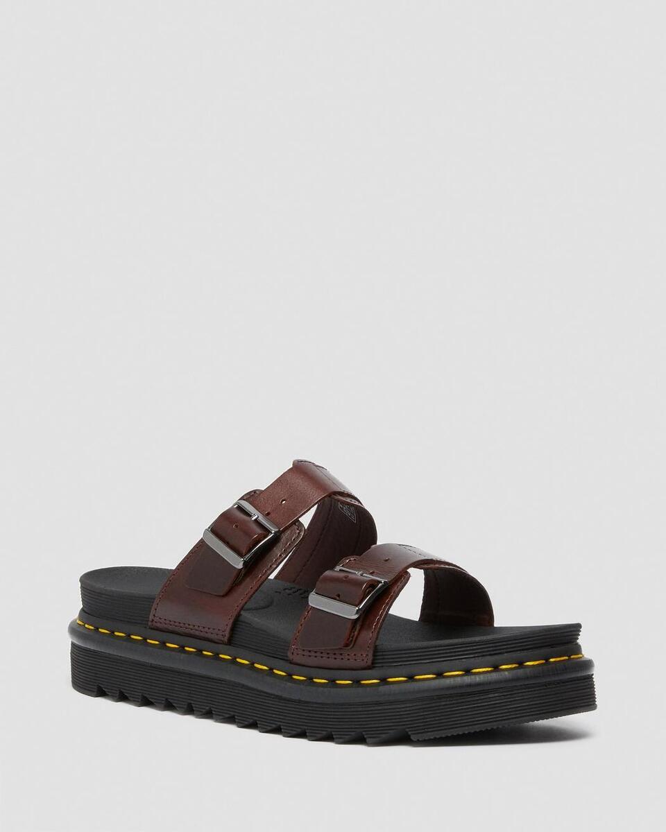 Dr. Martens Unisex Myles Slip On Leather Sandals Charro Dr. Martens Unisex Myles Slip On Leather Sandals Charro