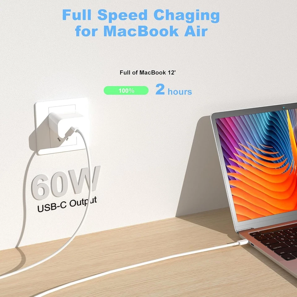 Lot 60W USB-C to USB-C Cable PD Fast Charger Cord For Samsung/iPhone 15 16 17 - Image 4 of 4