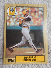 1987 Topps Barry Bonds Rookie Card RC #320  Pittsburgh Pirates SF Giants NrMt-Mt. rookie card picture