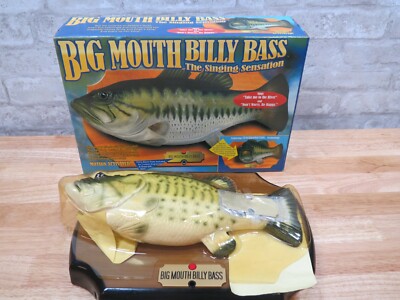 1999 Big Mouth Billy Bass Original Gemmy Industries tested with a video
