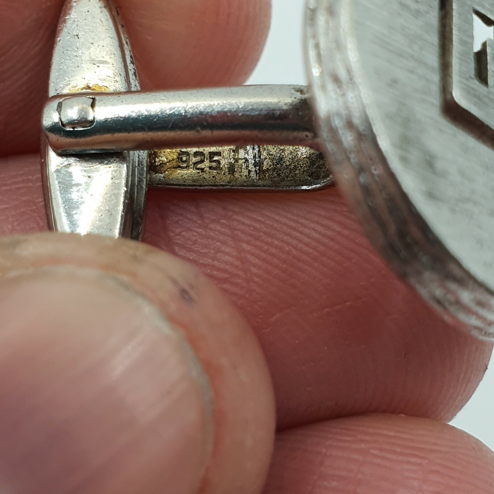 Photo 7 of Sterling Silver Mens Cufflinks 11.4g , M18