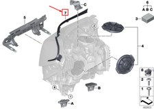 BMW 6 Gran Turismo G32 Scheinwerferdichtung rechts 63117461892