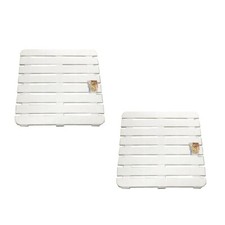 2 pedane in plastica antiscivolo per piscina giardino palestra spogliatoio lido