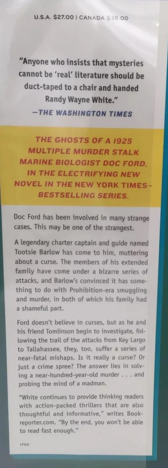 Mangrove Lighting de Randy Wayne White, tapa dura 2017 (un documento para novela) Foto 3 de 4