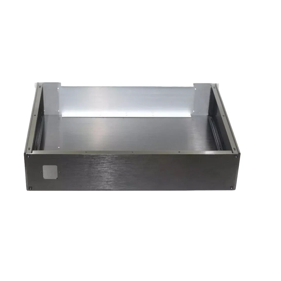 Hágalo usted mismo HiFi Clase A AB Amplificador Caja de Aluminio Audio Chasis Tamaño W412 D430 H90mm Foto 3 de 4