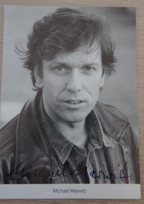 Autogramm  TV und Theater Schauspieler Michael Marwitz Lindenstraße ARD (115976)