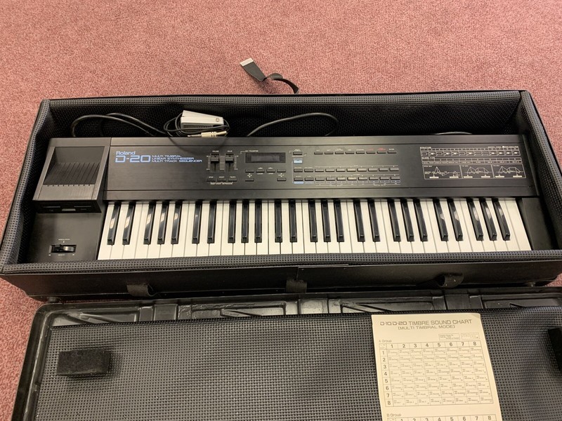 Roland D-20 Multi Timbral Linear Synthesizer in Very Good Condition