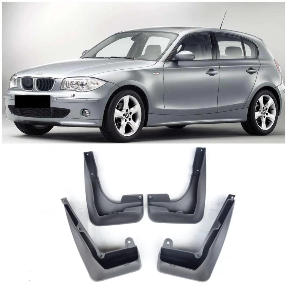 Guardabarros guardabarros salpicaduras para BMW Serie 1 120i 130i E81 E87 2004-2011 Foto 2 de 2