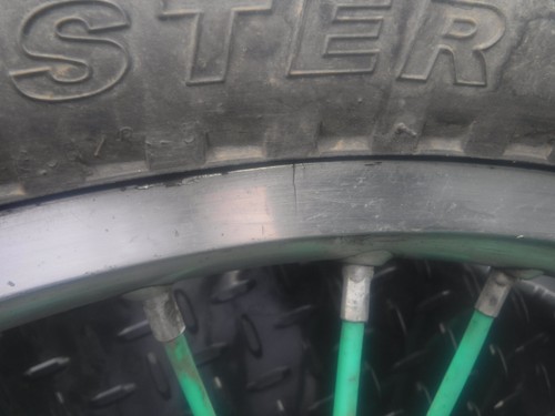 2007 KAWASAKI KX250F TAKASAGO EXCEL 21" FRONT WHEEL HUB RIM TIRE KX 250F 06-14 - Picture 7 of 11