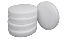 Fast Mover FMT6086 Hard White Compounding Pad with Hook & Loop 150 X 30mm x5