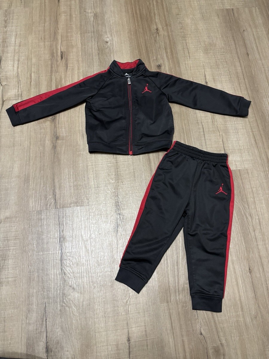 Jordan ジャケットとパンツセット ブラック/レッド Nike Air Jordan Black & Red Tracksuit Matching Set Jacket