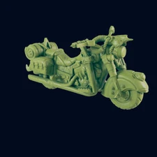 Cruiser Motorcycle - Beyond the Badlands - EC3D - Wasteland Terrain Wargaming D&