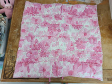 Pottery Barn Teen "Pink/White Flowers Dragonflies" Euro Quilted Sham