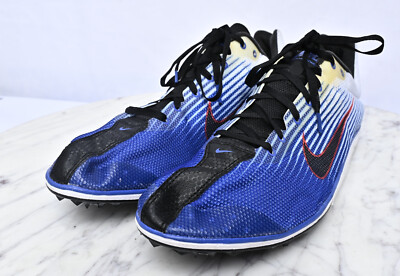 Nike Zoom Rival D Running Spike DISTANCE Sprint Shoes Mens Sz 12.5  *NO SPIKES*