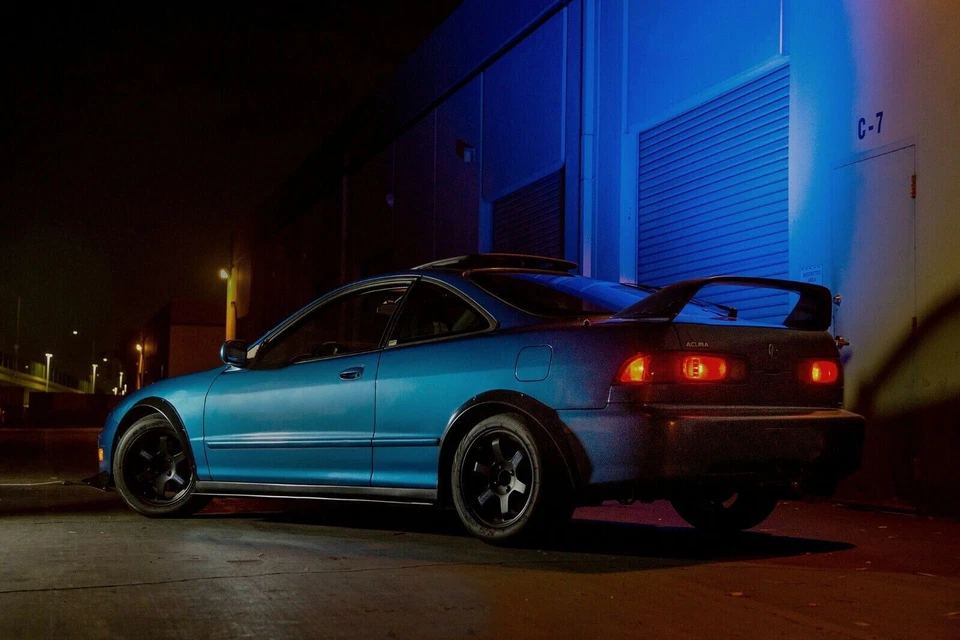 芬达耀斑本田讴歌Integra宽体套件轮拱扩展件2.0 4件 — 第 2/4 张图片