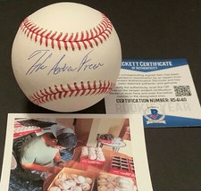 Tyler Freeman Indians Guardians Auto Signed FULL NAME Baseball Beckett COA