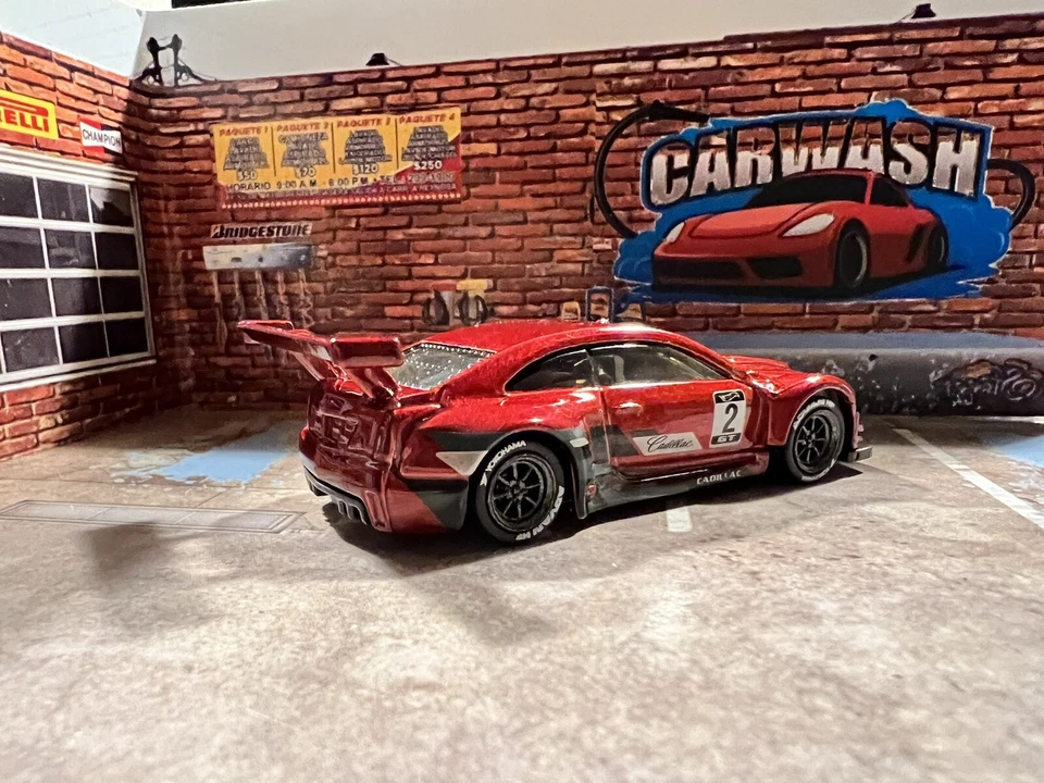 Hot Wheels '16 Cadillac ATS-V R Metal Rojo #38 38/250 2022 HW Real Riders Intercambio Foto 2 de 4