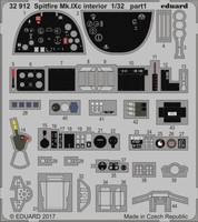 MW22 Eduard 32912 Spitfire Mk.Ixc Interior 1/32 1/32 Pe Set For Revell