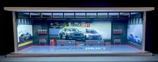 Formula Drift Theme FOR Hot Wheels 1:64 Model Diorama Garage LED Lighting!