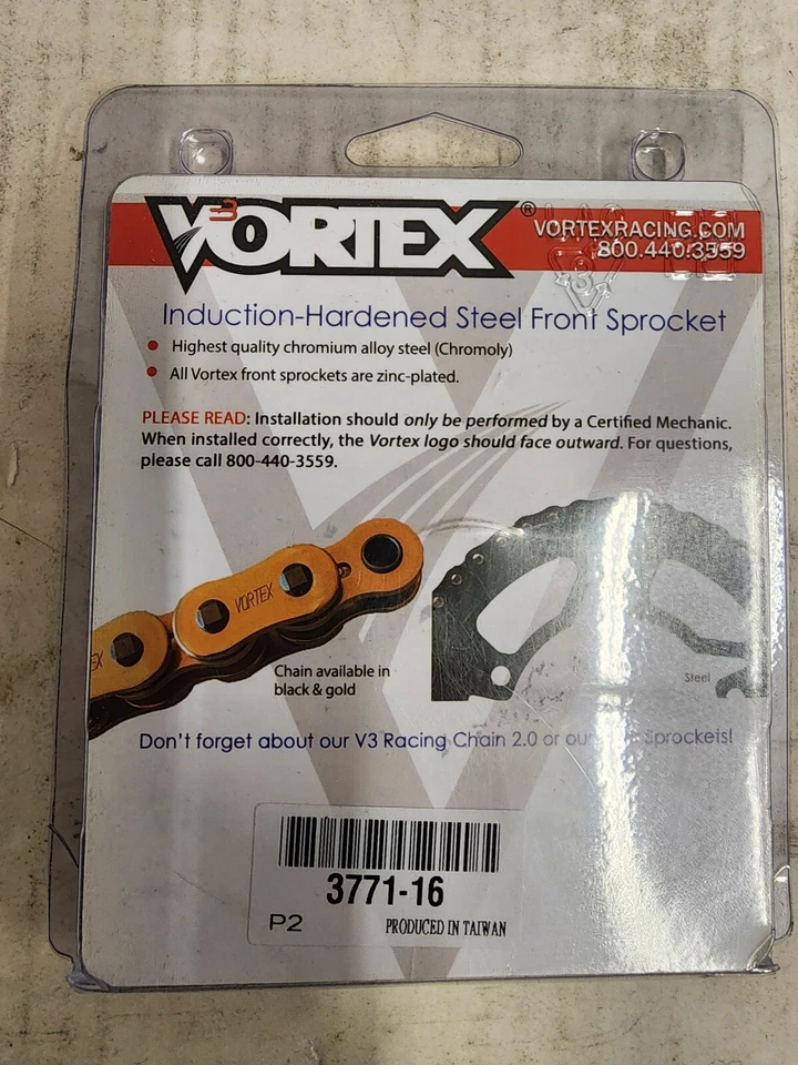 Piñón delantero Vortex 520 Aprilia RS 660 / Tuono 660 / Tuareg 660 - 3771-16 Foto 2 de 4