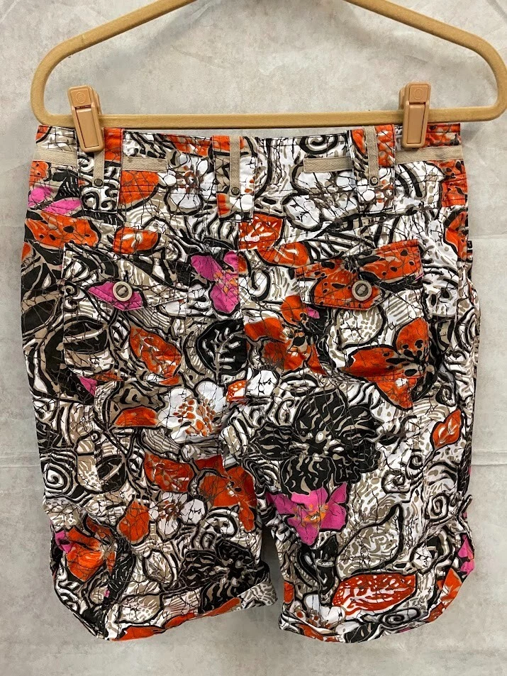 Pantalones cortos tribales de algodón múltiple para mujer talla 10 Foto 2 de 4