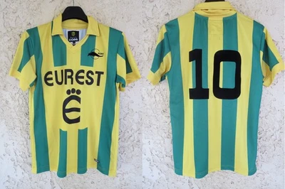 Maillot F.C NANTES 1994 1995 Japhet N'DORAM n°10 COPA rétro vintage shirt S - Photo 1/4