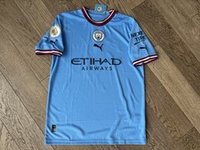 Erling Haaland Puma Trikot Jersey L Manchester City Champions League 2022/2023
