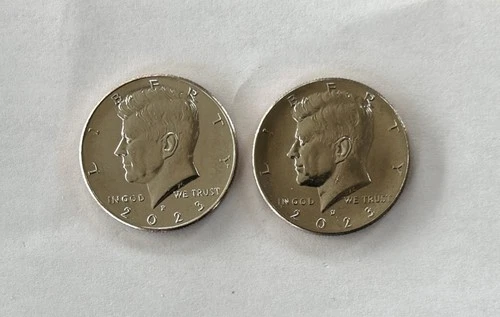 2023 P D Kennedy Half Dollars UNC