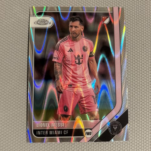2026 Topps Chrome MLS Lionel Messi #10 Raywave Refractor