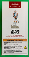 EXECUTE ORDER 66 - Star Wars Revenge of the Sith - MAGIC Hallmark Ornament - NEW