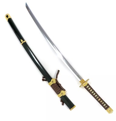 Cosplay Sword Hizamaru Tachi Imitation Light Green 41in Zinc Alloy Blade