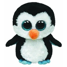 TY Beanie Boos - WADDLES the Penguin (Glitter Eyes) (6 inch) - MWMTs Boo Toy