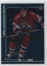 2000-01 ITG Be A Player Signature Series Emerald 4/10 Mike Fisher #68 7p4