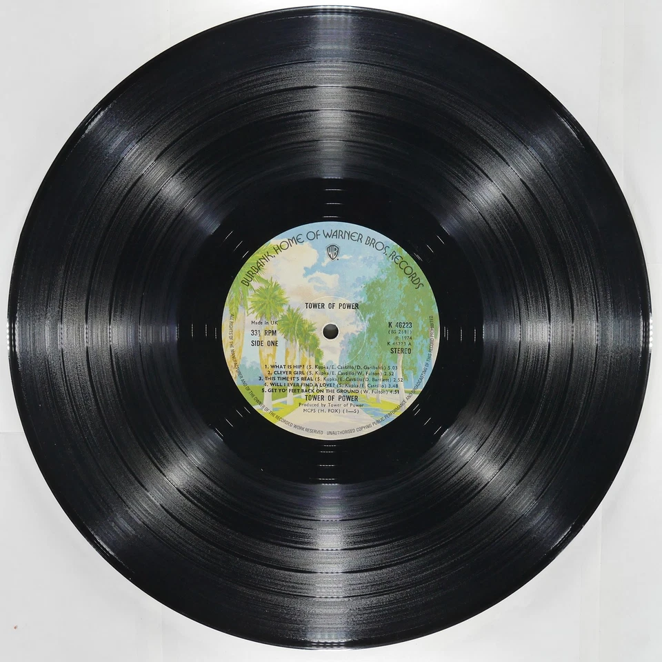 TOWER OF POWER Tower Of Power WARNER BROS K 46223 VG 1973 Jazz-Funk LP Soul - Image 4 of 4