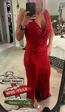 Women’s red sequin Bella And Bloom Gown