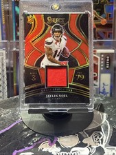 Jaylin Noel Draft Selections Red Prizm Patch RC 2025 Panini Select #DSM-JNL 