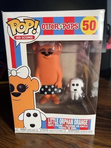 Funko Pop Ad Icons Otter Pops Little Orphan Orange #50 with Pop Protector