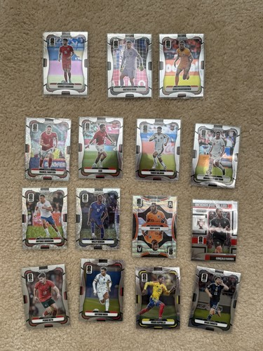 2026 Panini Prizm World Cup Soccer 15 Card Lot Gakpo Ramos Nusa Rookie RC Disco
