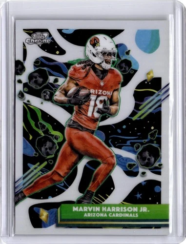 2025 Topps Chrome Cosmic #3 Marvin Harrison Jr. White Hole Refractor