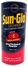 Sun-Glo 6 Speed Shuffleboard Powder Wax - 1 Pack Sunglo Shuffle Board Wax